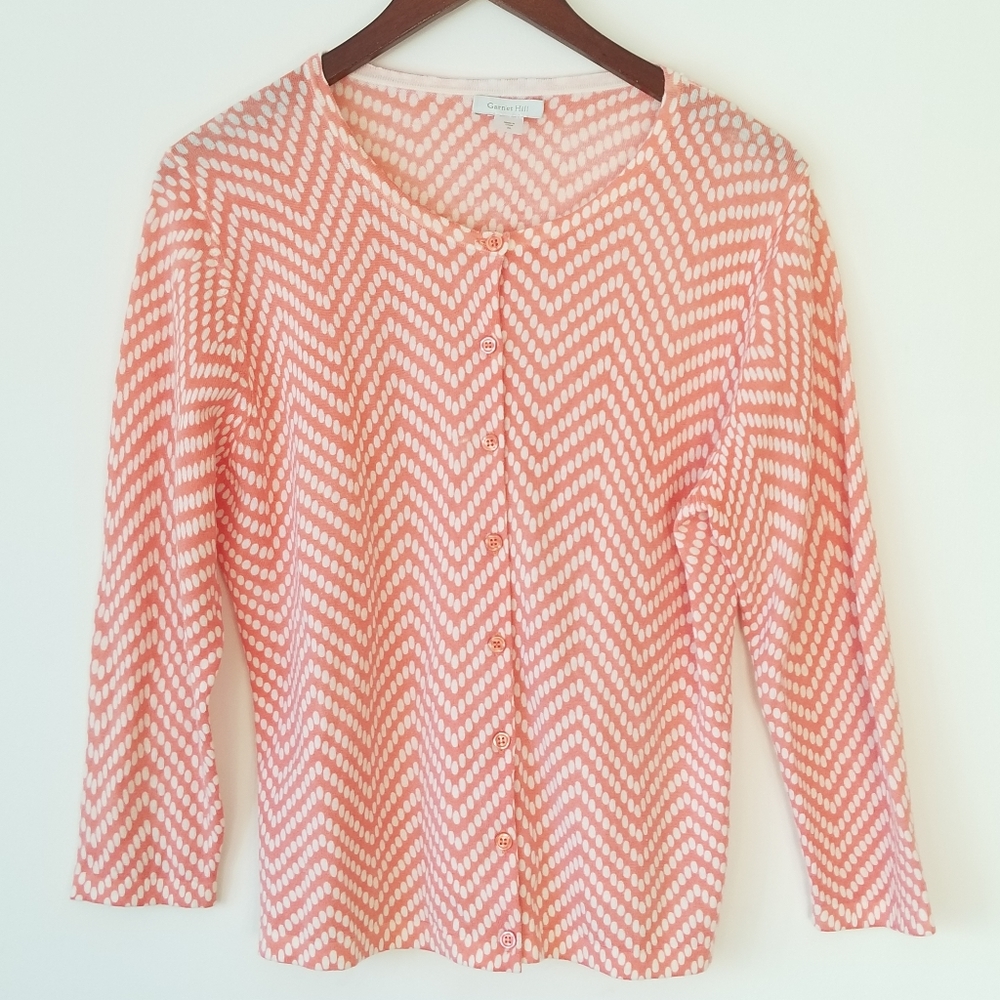 Adorable peaches n' cream Merino wool sweater XL